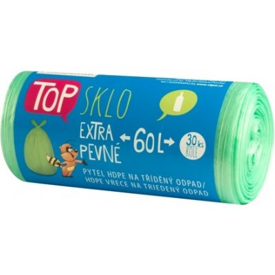 Vipor pytle do koše na tříděný odpad TOP 60L 14µm 30ks zelené – Hledejceny.cz