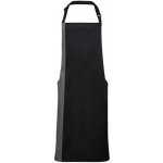 Premier Workwear Kontrastní zástěra s laclem PR162 Black Denim 72x86cm – Hledejceny.cz