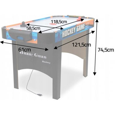 Cymbergaj Neo-Sport NS-425 Air Hockey 137 x 69 x 79,5 cm – Zboží Živě