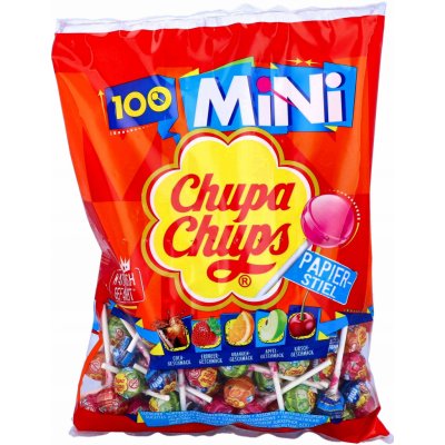 Chupa Chups Mini Lízátka ovocná 100 ks 600 g – Zboží Dáma
