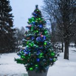 Star Trading Osvětlení stromečku 160 LED barevné výška 2 m – Hledejceny.cz