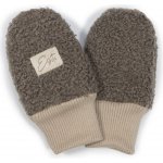 Esito Zimní bezpalcové rukavice Teddy fleece double Brown hnědá – Zboží Dáma