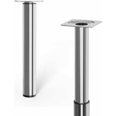Walteco Nábytková noha průměr 30 mm výškově nastavitelná 210-350 mm chrom 50394 – Zbozi.Blesk.cz