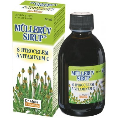 Müllerův sirup s jitrocelem a vitaminem C 245 ml – Zboží Mobilmania