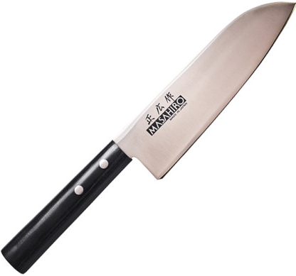 Masahiro Sankei Santoku nůž černý 165 mm