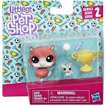 Hasbro Littlest Pet Shop Maminka s miminkem a doplňky Trip Hamston a Molly Mouseby