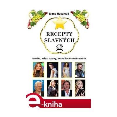 Recepty slavných. Kariéra, sláva, vztahy, skandály a chutě celebrit - Ivana Hasalová – Zboží Mobilmania