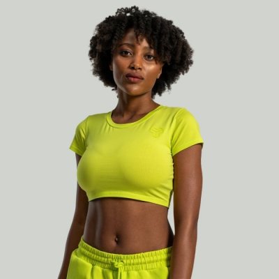 STRIX Essential CropTop Chartreuse