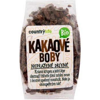 Country Life BIO Kakaové boby drcené 100 g