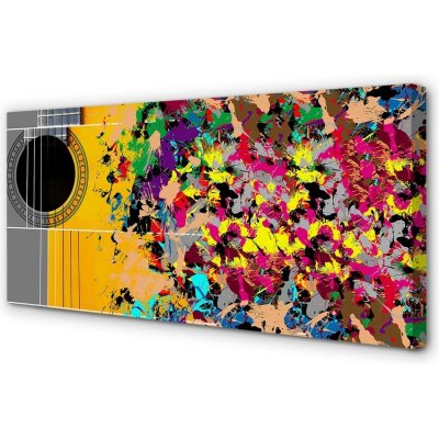 Obrazy na plátně Akustické kytary barvy 100x50 cm – Hledejceny.cz