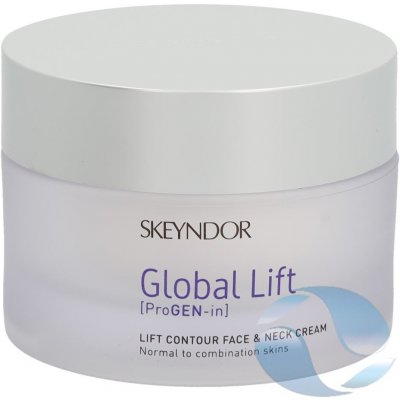 Skeyndor Global Lift Contour Face and Neck Cream Dry Skin 50 ml – Zboží Mobilmania