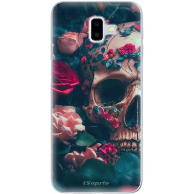 Pouzdro iSaprio - Skull in Roses - Samsung Galaxy J6+ – Zboží Mobilmania