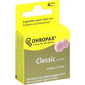 Chránič sluchu Ohropax Classic 4 ks