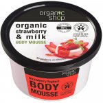 Organic Shop tělová pěna Jahodový jogurt 250 ml