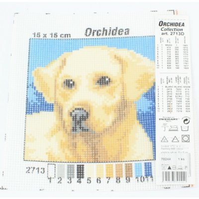 Předloha vyšívací 15x15cm Retrívr – Hledejceny.cz