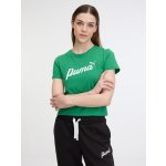 Puma ESS+ Script Tee W 67931586 archive green – Hledejceny.cz