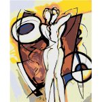 Zuty Malování podle čísel ABSTRAKCE MILENCŮ – Zboží Mobilmania