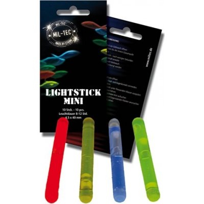 Miltec MIL-TEC chemické světlo MINI Lightstick 4 cm, 10 kusů - Modrá – Zboží Dáma