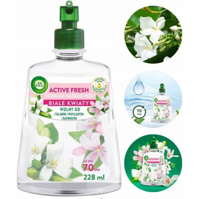 Air Wick Active Fresh Bílé květy 228 ml náplň – Sleviste.cz