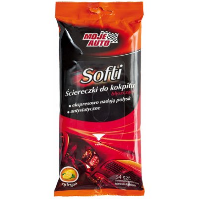 Moje Auto Čistící ubrousky na kokpit lesklé 24 ks – Zbozi.Blesk.cz