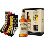 Jack Daniel's Tennessee Honey 35% 0,7 l (dárkové balení ponožky) – Zboží Dáma