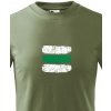 Dětské tričko Canvas dětské tričko Turistická značka zelená, Military 69 2079
