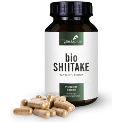 Houbicky.eu Glückspilze Shiitake BIO 120 kapslí – Hledejceny.cz