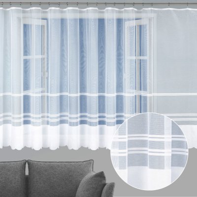 Záclona vzor Pruhy ZAC-007 výška 150 cm Šití na míru – Zboží Mobilmania