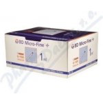 BD Injekční stříkačky insulinové 1 ml 100 ks U100 ins.set.M-F – Zboží Dáma