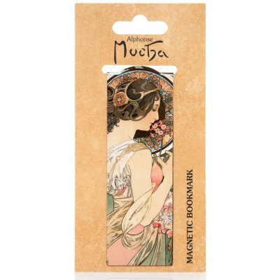 Magnetická záložka Alfons Mucha – Primrosa – Hledejceny.cz