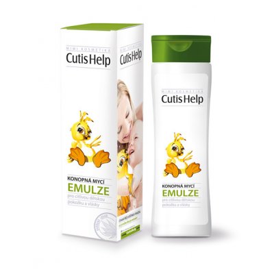 CutisHelp mimi konopná mycí emulze 200 ml