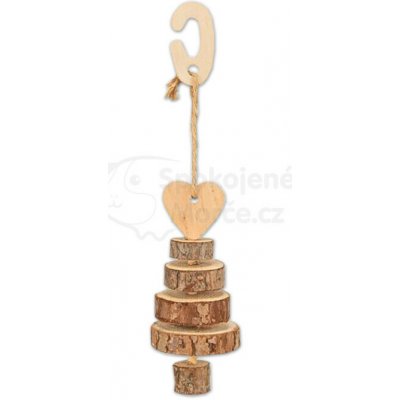 Trixie vánoční okusovací stromek k zavěšení 7 x 28 cm – Sleviste.cz