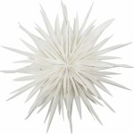 House Doctor Závěsná papírová hvězda Dust Off White 40 cm bílá barva papír – Hledejceny.cz