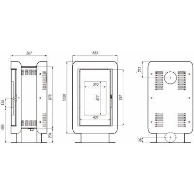 Defro Home Oval bílá