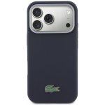 Lacoste PVC Petit Pique Semi Wrap MagSafe Kryt pro iPhone 17 Pro Max Navy – Zboží Mobilmania
