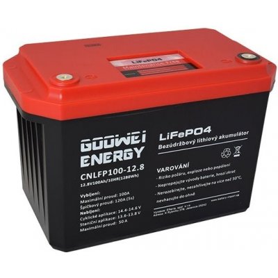 GOOWEI ENERGY CNLFP100-12.8 100Ah 12.8V – Zbozi.Blesk.cz