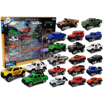 Lean Toys Sada terénních vozidel Jeep různé barvy 20 kusů – Zboží Mobilmania