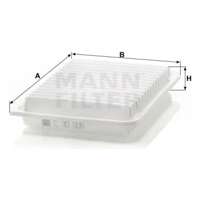 MANN FILTER Vzduchový filtr C 30 009 – Hledejceny.cz