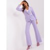 Dámský kostým Italy Moda elegantní komplet saka a kalhot dhj-kmpl-17162.31-light purple