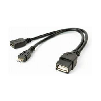 Gembird A-OTG-AFBM-04 USB OTG AF to micro BM + micro BF, 0,15m