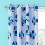 Catherine Lansfield Tie Dye Football dětský závěs tyrkysová/modrá/fialová/zelená – Hledejceny.cz