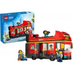 LEGO® City 60407 Červený dvoupodlažní vyhlídkový autobus – Zbozi.Blesk.cz