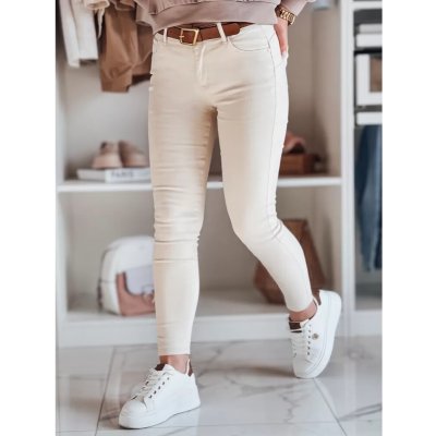 Dstreet Dámské džíny LODGE UY2434 Béžová – Zboží Dáma