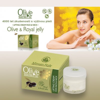Olive Beauty Medi Care Liftingový denní krém s bio olivovým olejem a mateří kašičkou 50 ml – Zbozi.Blesk.cz