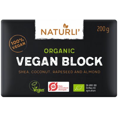 Margarín rostlinný v kostce 200 g BIO NATURLI – Zboží Dáma