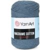 Příze YarnArt Příze Macrame Cotton 761 - tmavá šedomodrá