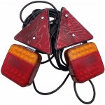 Světla koncová zadní Led přívěsného vozíku 7,5m + 2,5m, na šrouby s trojúheníkem – Hledejceny.cz