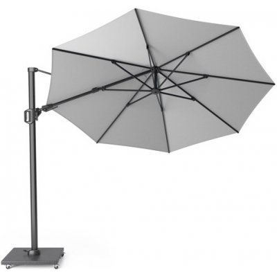 Platinum Slunečník Challenger 2 Classic ø 350 cm, Sivý, barva rámu Antracitová – Hledejceny.cz