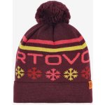 Ortovox čepice Nordic Knit beanie vínová – Hledejceny.cz