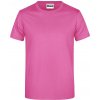 Pánské Tričko James Nicholson pánské tričko Basic 150 JN797 Růžová